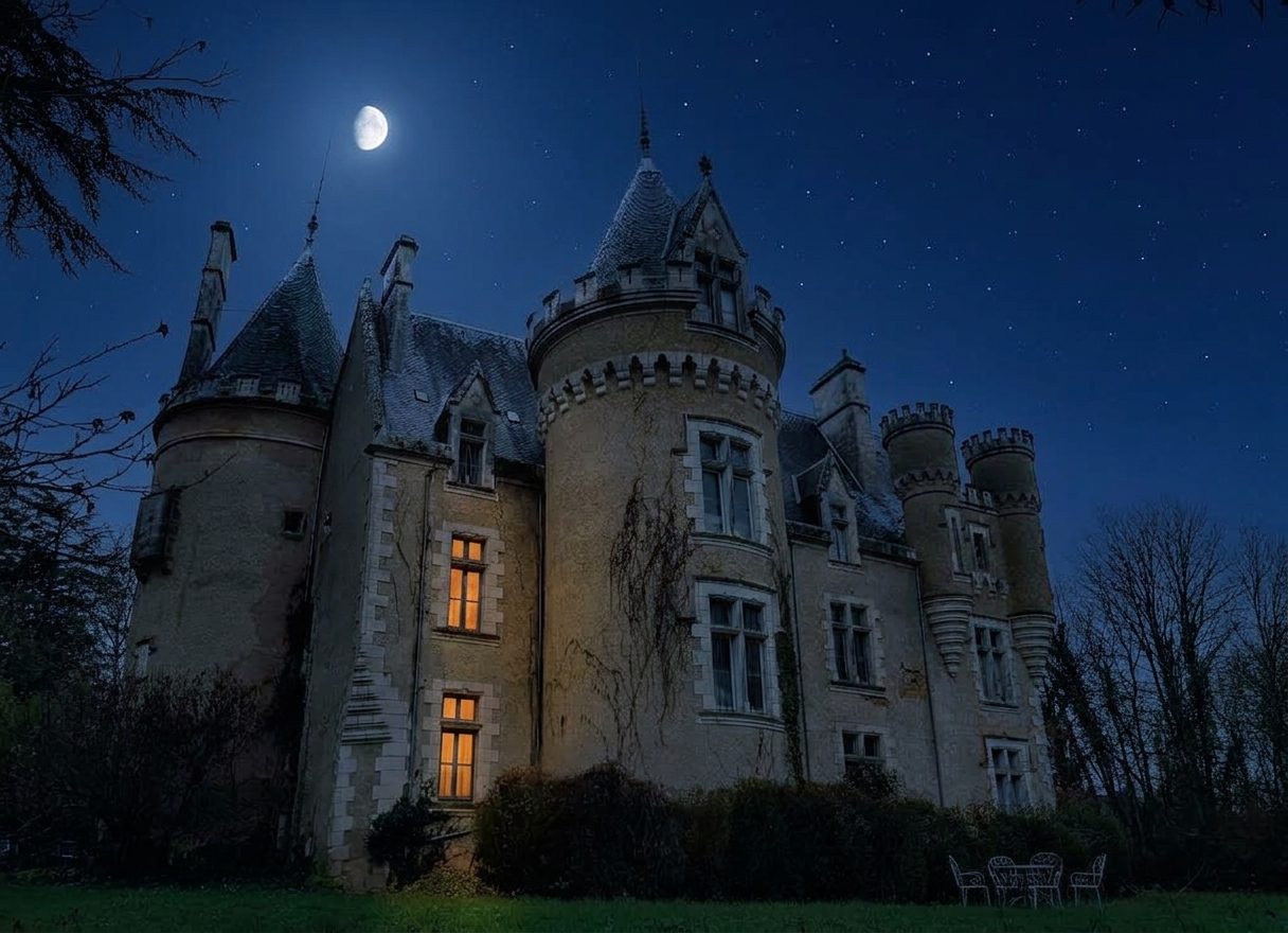 Le château de Fougeret, réputé le plus hanté de France, perché sur sa falaise dans la Vienne